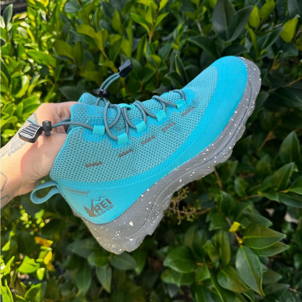 REI Kids Turquoise and Gray Boots